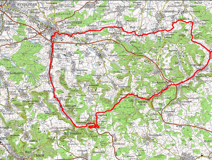 Homepage KM 72 HM 900 Boll - Gammelshausen - Eschenbach
