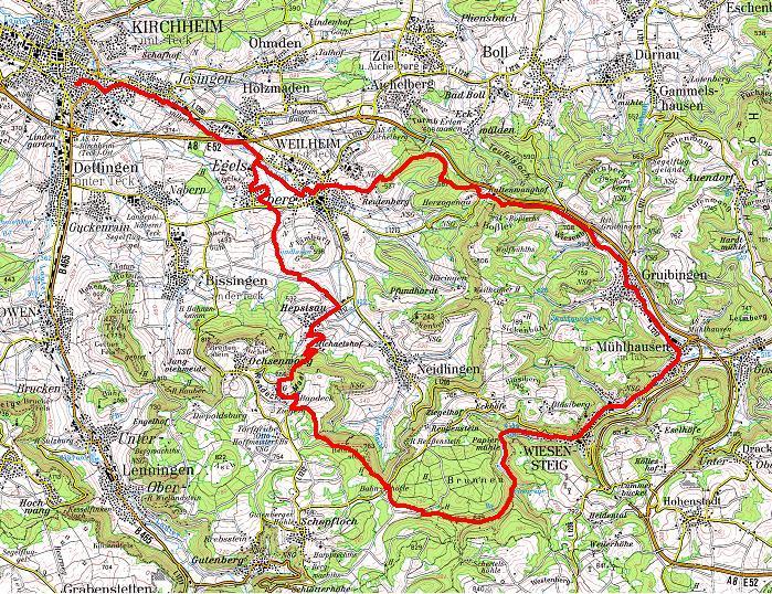 KM050 HM0670 Filsursprung - Randeck Strecke
