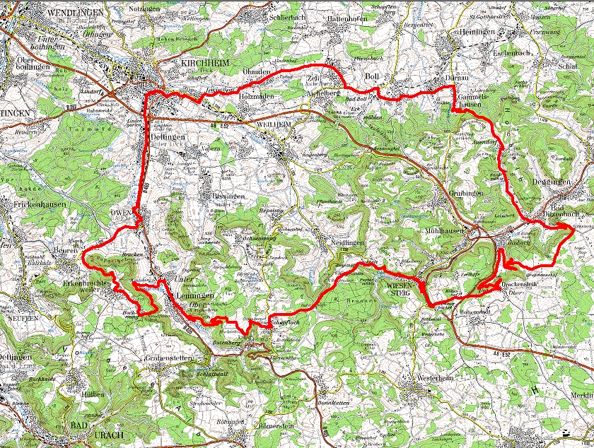 KM 85 HM 1500 Albtrauf Tour
